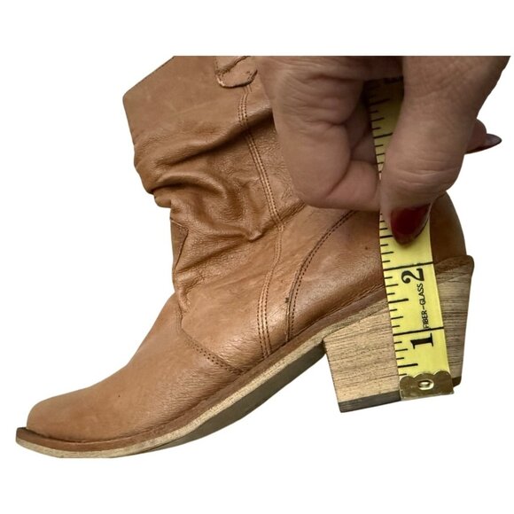 Steve Madden Womens P. Wesst Brown Leather Western Ankle Boots Size 6.5 - Picture 7 of 14